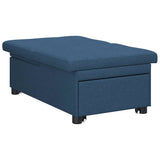 Sofa Bed Blue 194 x 50 x 82 cm Plywood 42008589