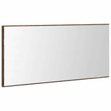 Mirror Brown oak 80 x 37 cm Glass and Engineered Wood 863305