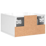 Wall-mounted Bedside Cabinets 2 pcs High Gloss White 35x35x20 cm 829873
