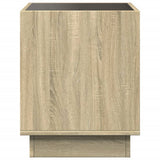 Bedside Table with Infinity LED Sonoma Oak 40x40x50 cm 3284079