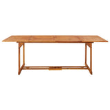 11 Piece Garden Dining Set 220x90x75 cm Solid Wood Acacia 3086989