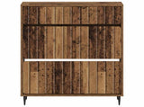 Shoe Cabinet ZWOLLE 78 x 24 x 103 cm Engineered Wood Old Wood 896443