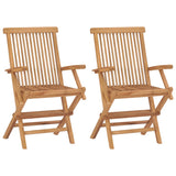 3 Piece Garden Dining Set Solid Wood Teak 3087191