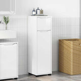 Bathroom Cabinet High Gloss White 30.5 x 30 x 101 cm 888741