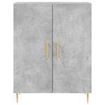 Highboard Concrete Grey 69.5x34x180 cm Engineered Wood 3189241