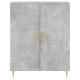 Highboard Concrete Grey 69.5x34x180 cm Engineered Wood 3189241