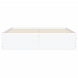 Bed Frame with Drawers without Mattress White 135x190 cm Double 3207308