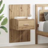 Bedside Cabinet with Drawer 2 pcs Artisan Oak 50 x 32.5 x 80cm 880478