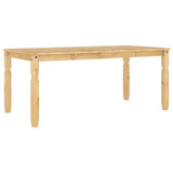 Dining Table Corona 180x90x75 cm Solid Wood Pine 4005720