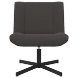 Swivel Chair Dark Grey 63 x 75 x 76 cm Sheepskin 42007337