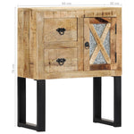 ZNTS Sideboard 60x30x76 cm Solid Mango Wood 282758