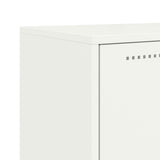 Sideboard White 68.5x38.5x123.5 cm Steel 846493