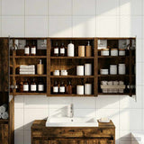 Bathroom Cabinet Set 3 pcs 100 x 10.5 x 50 cm Engineered wood 3403684