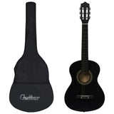 Classical Guitar for Beginner and Kid with Bag Black 1/2 34" 3055604