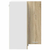 Hanging Cabinet Sonoma Oak and White 57 x 57 x 80 cm 884292