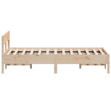 Bed Frame without Mattress 120x200 cm Solid Wood Pine 842754