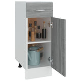 Drawer Bottom Cabinet Lyon Grey Sonoma 30x46x81.5 cm Engineered Wood 815568