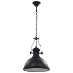 Ceiling Lamp Black Round E27 281624