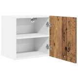 Hanging Cabinet 2 pcs Old Wood and White 40 x 31 x 40 cm 884143