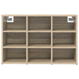Shoe Cabinet Sonoma oak 77.5 x 30 x 51 cm Engineered wood 808678