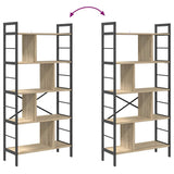 Bookshelf Sonoma Oak 75 x 30 x 156 cm Engineered Wood 883959