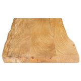 Table Top 80x40x2.5 cm Live Edge Solid Wood Mango 370706