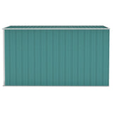 Wall-mounted Garden Shed Green 118x288x178 cm Galvanised Steel 316225