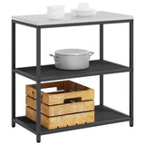 Kitchen Storage HATTEM Black 90 x 50 x 92 cm Steel 874954
