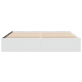 Bed Frame without Mattress White 200x200 cm 3280986