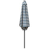 Garden Parasol with Base 230 x 230 cm Polyester Rectangular 42036185