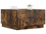 Coffee Table Smoked Oak 49 x 50 x 37 cm Engineered Wood 895430