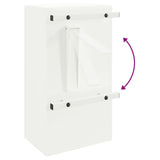 Mailbox with Storage with Door White 30 x 20 x 55 cm Steel 874948