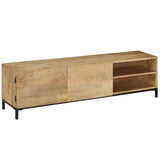 TV Cabinet 145x30x41 cm Solid Mango Wood 247944