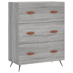 Highboard Grey Sonoma 69.5x34x180 cm Engineered Wood 3189355