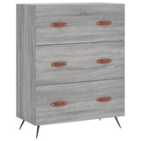 Highboard Grey Sonoma 69.5x34x180 cm Engineered Wood 3198383