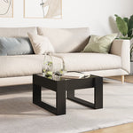 ZNTS Coffee Table with Infinity LED Black 50x53x30 cm 847624