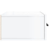 Wall-mounted Bedside Cabinets 2 pcs High Gloss White 35x35x20 cm 829873
