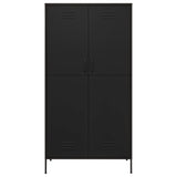 Wardrobe Black 90x50x180 cm Steel 336250