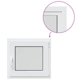 Basement Window RISOR 60 x 55 cm PVC and Glass 42047838