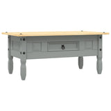 Coffee Table Mexican Pine Corona Range Grey 100x55x44 cm 282625