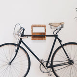 Wall Mounted Bicycle Rack 35x25x25 cm Solid Acacia Wood 320479
