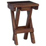 Stool Natural 30 x 30 x 48 cm Solid Reclaim wood 42012399