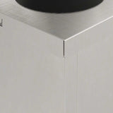 Solar LED Pathway Light 2 pcs Silver Stainless Steel 879755