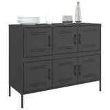 Sideboard Black 100.5x39x79 cm Steel 843096