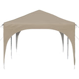 Pop-up Party Tent 575 x 288 x 245 cm Cream Oxford Fabric 42019878