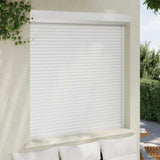Roller Shutter Aluminium 140x150 cm White 144974
