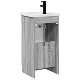 Bathroom Vanity with Sink Grey Sonoma 42 x 40 x 84.5 cm 890060