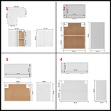 11 Piece Kitchen Cabinet Set Lyon" White Engineered Wood 3067663