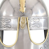 Beowulf Helmet Antique Replica LARP Silver Steel 286232