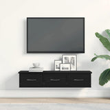 Wall Cabinet Black Oak 88x26x18,5 cm Engineered Wood 861994